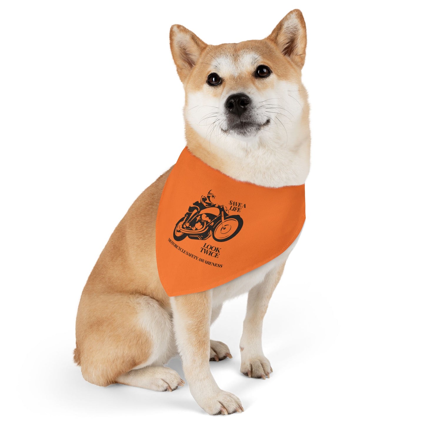 Motorcycle Safety Awareness Pet Bandana Collar