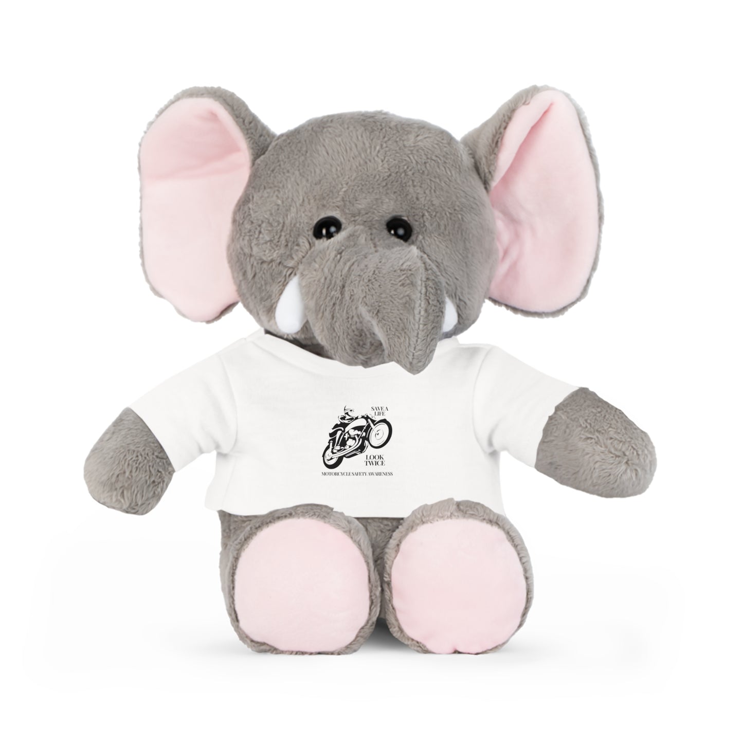 Motorcycle Safety Awareness Plush Toy with T-Shirt