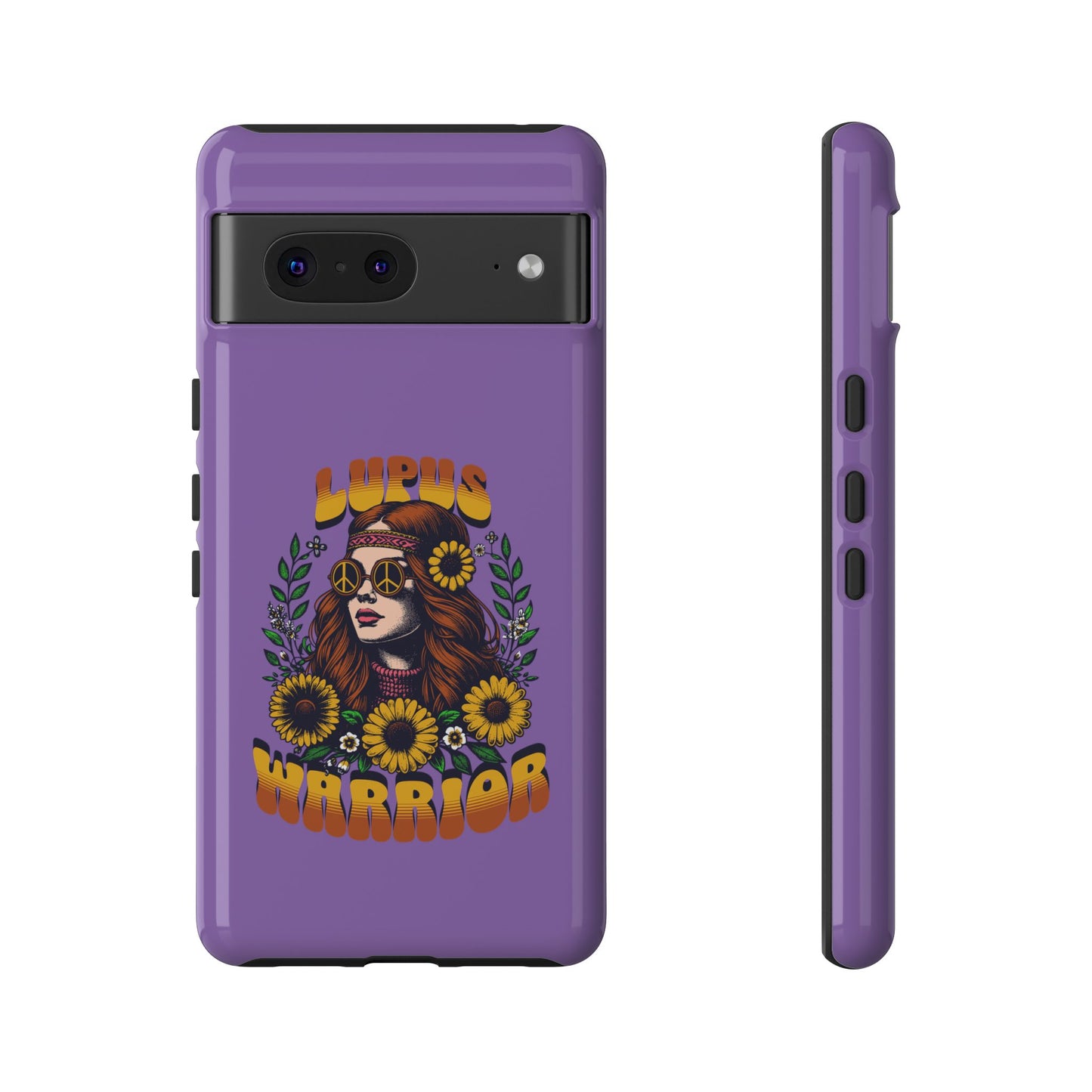 Lupus Warrior Phone Case - Stylish Purple Floral Design for Advocates