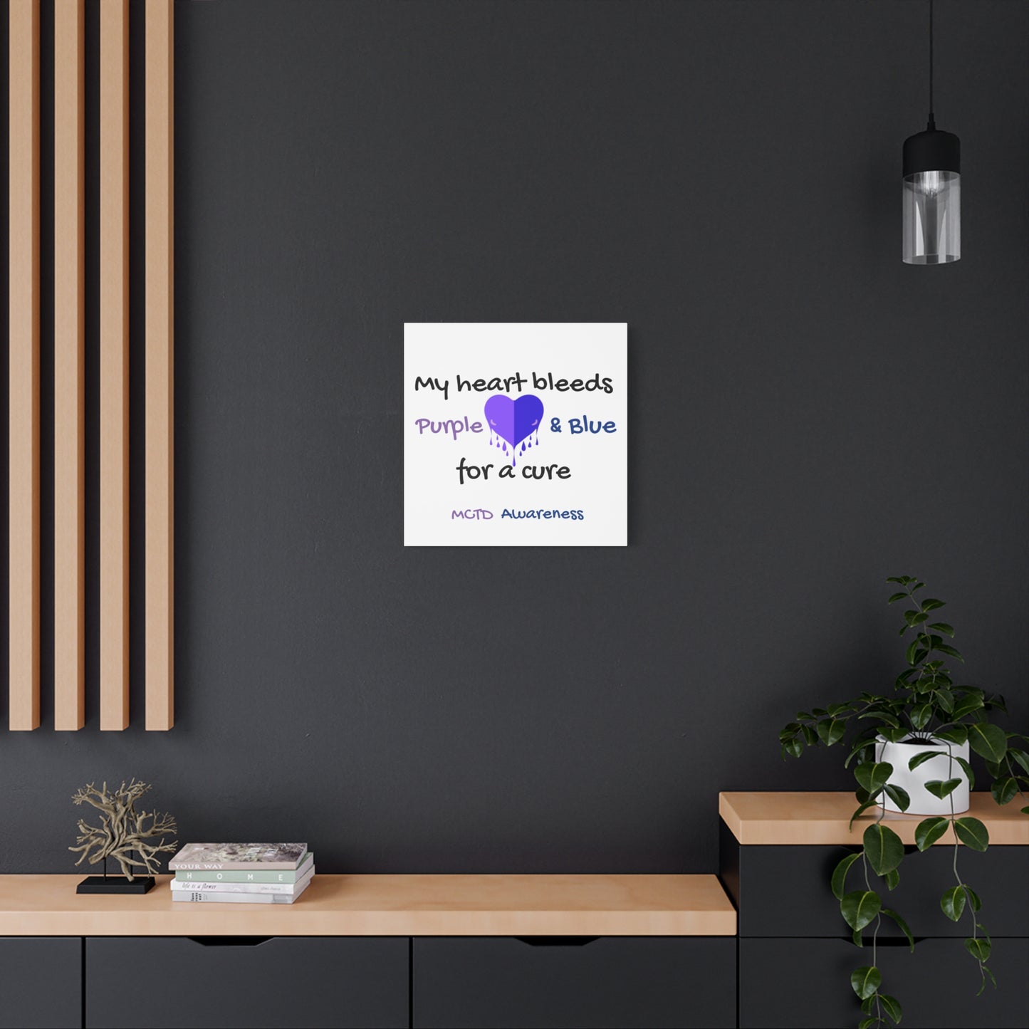 MCTD Awareness Home Decor Matte Canvas, Stretched, 1.25"