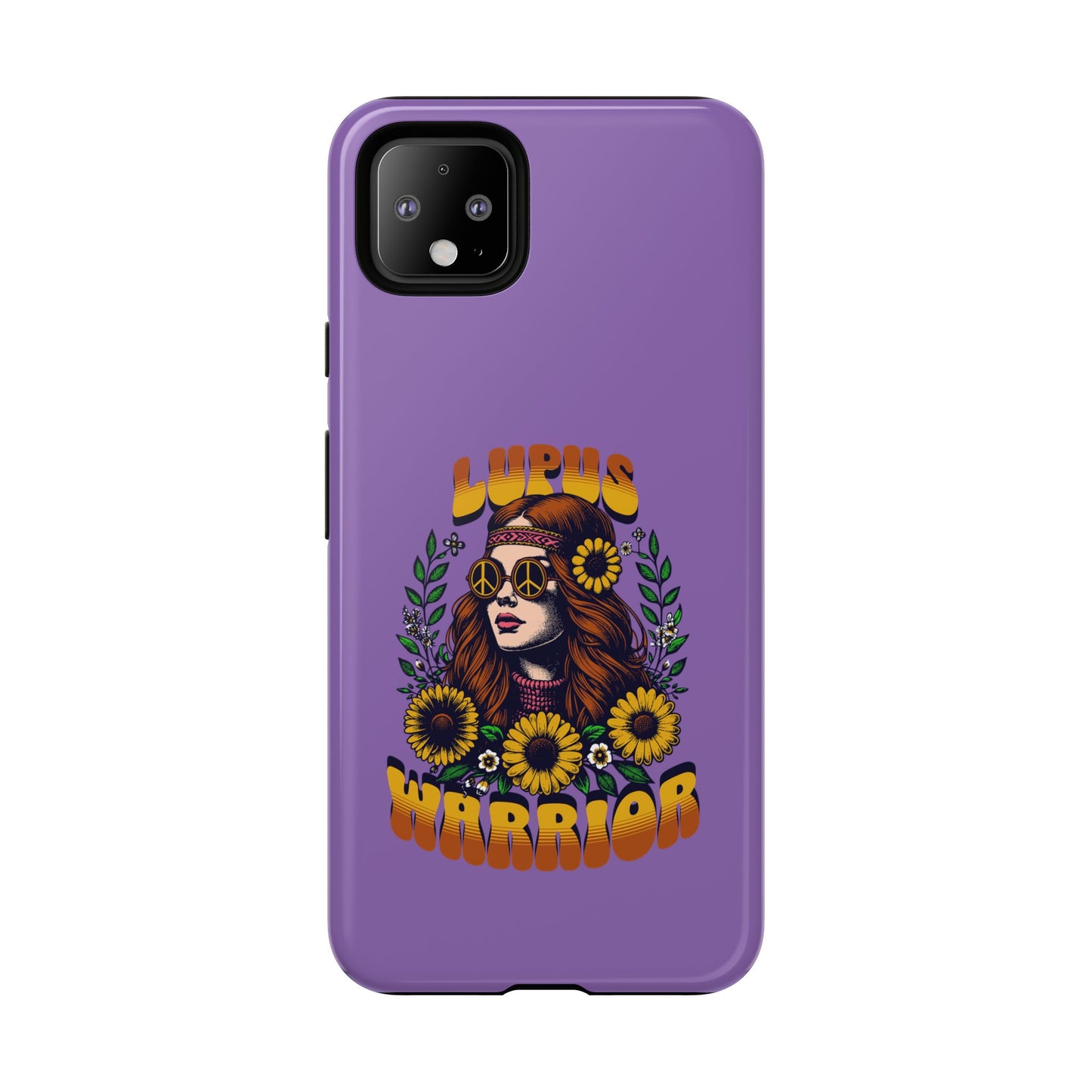 Lupus Warrior Phone Case - Stylish Purple Floral Design for Advocates