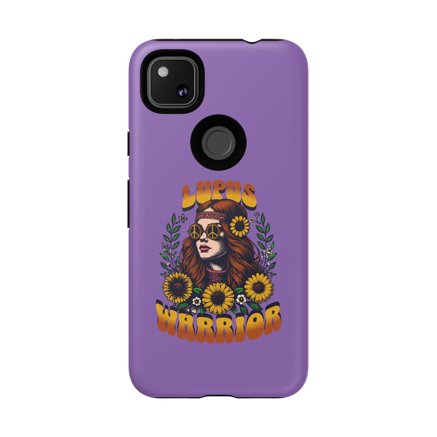 Lupus Warrior Phone Case - Stylish Purple Floral Design for Advocates
