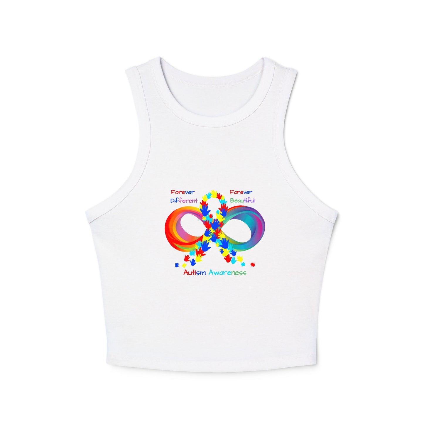 Autism Awareness Women's Micro Rib Racer Tank Top