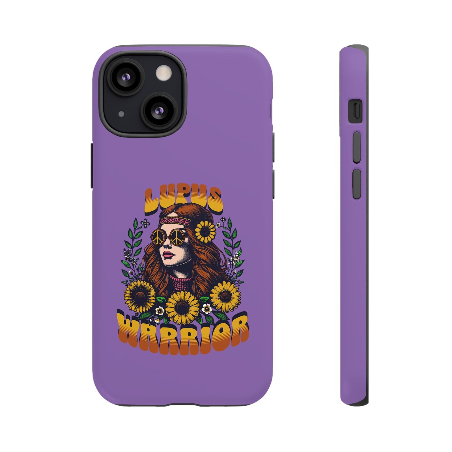 Lupus Warrior Phone Case - Stylish Purple Floral Design for Advocates