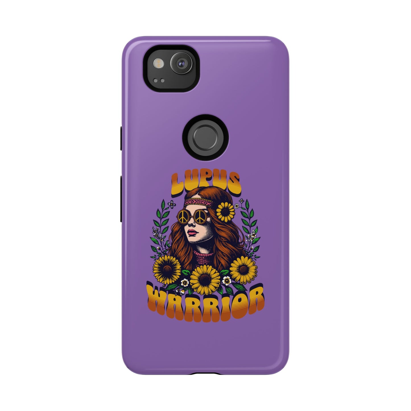 Lupus Warrior Phone Case - Stylish Purple Floral Design for Advocates