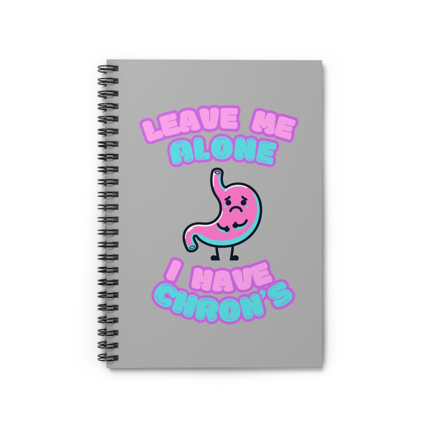 Chron's Disease Awareness Spiral Notebook - Ruled Line