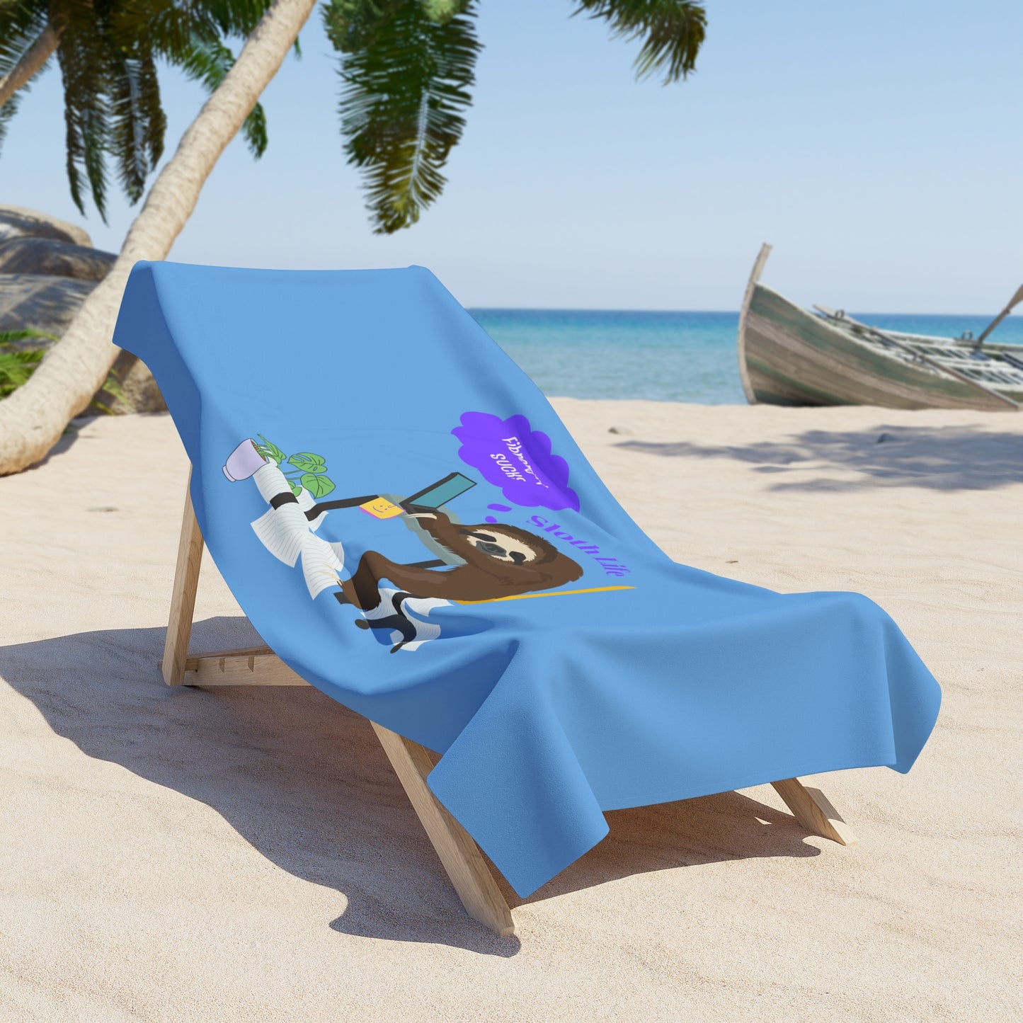 Fibromyalgia Sucks Beach Towel