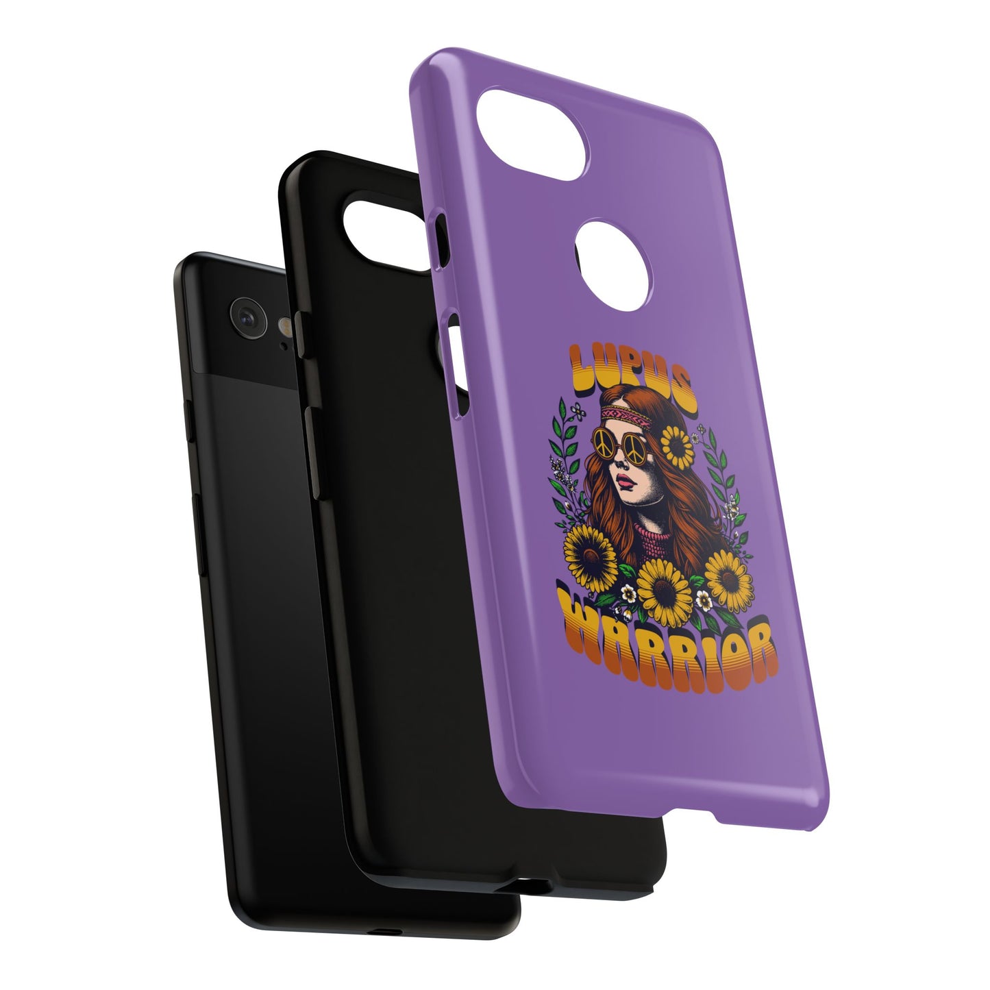 Lupus Warrior Phone Case - Stylish Purple Floral Design for Advocates