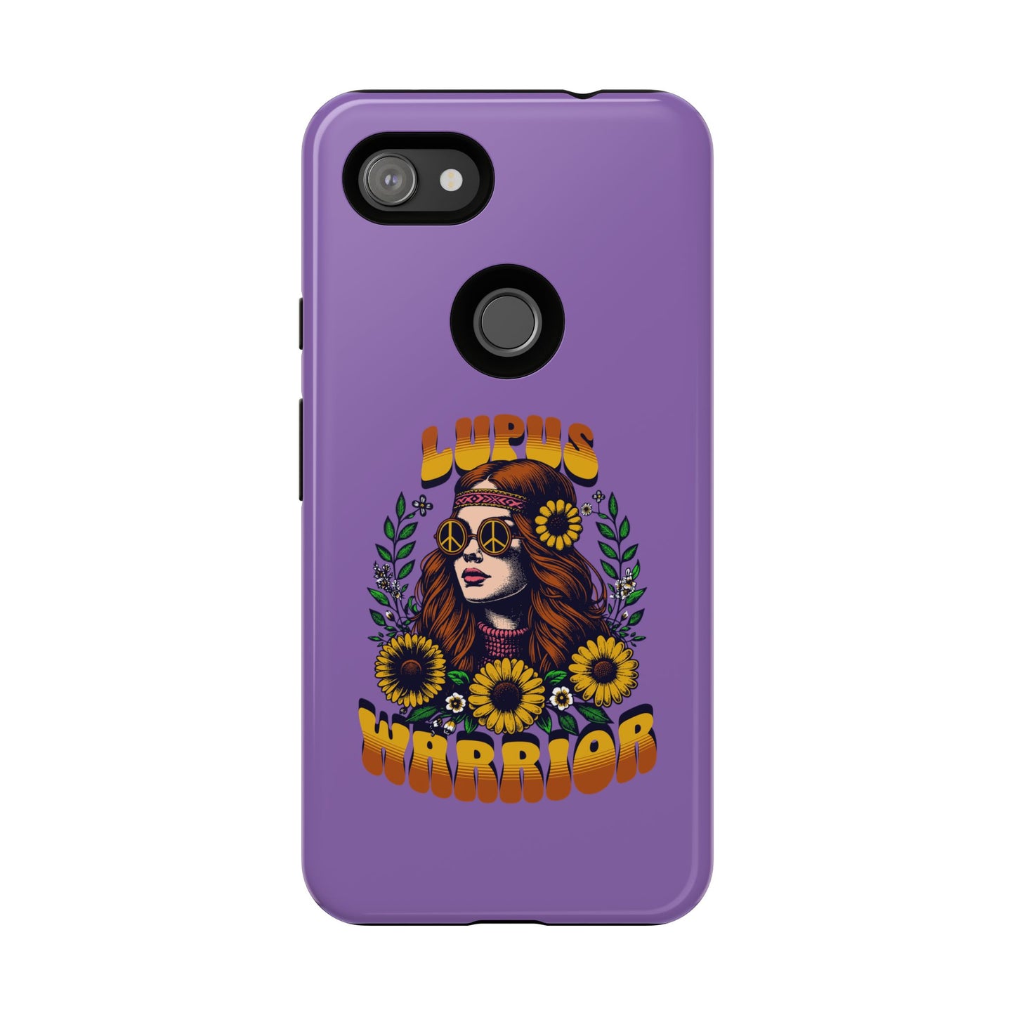 Lupus Warrior Phone Case - Stylish Purple Floral Design for Advocates