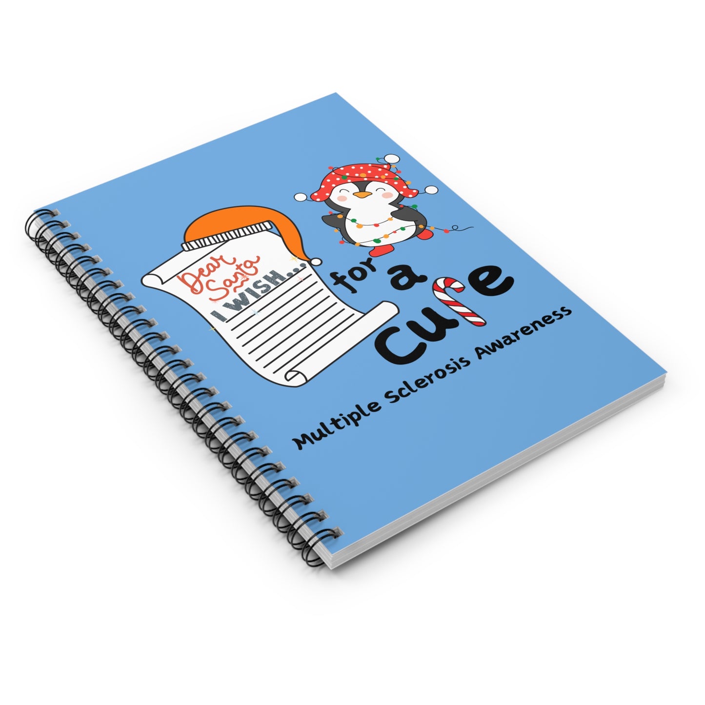 Spiral Notebook - Ruled Line, Multiple Sclerosis Awareness Gift Idea, Holiday Gift Ideas