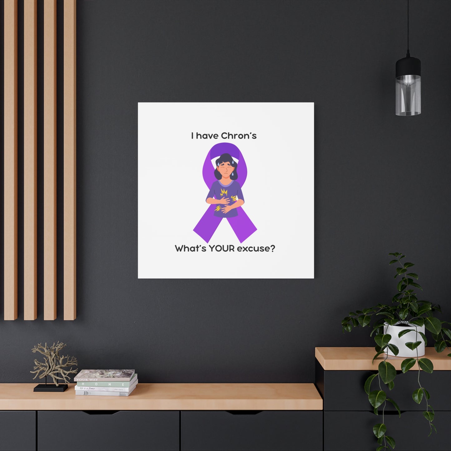 Chron's Disease Awareness Home Decor