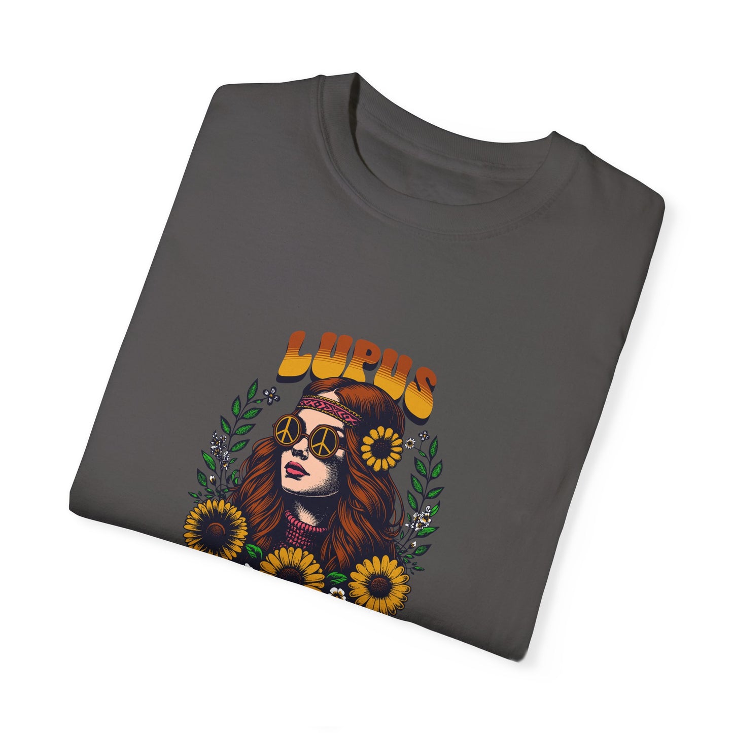 Lupus Warrior Garment-Dyed T-Shirt - Empowering Support for Lupus Awareness