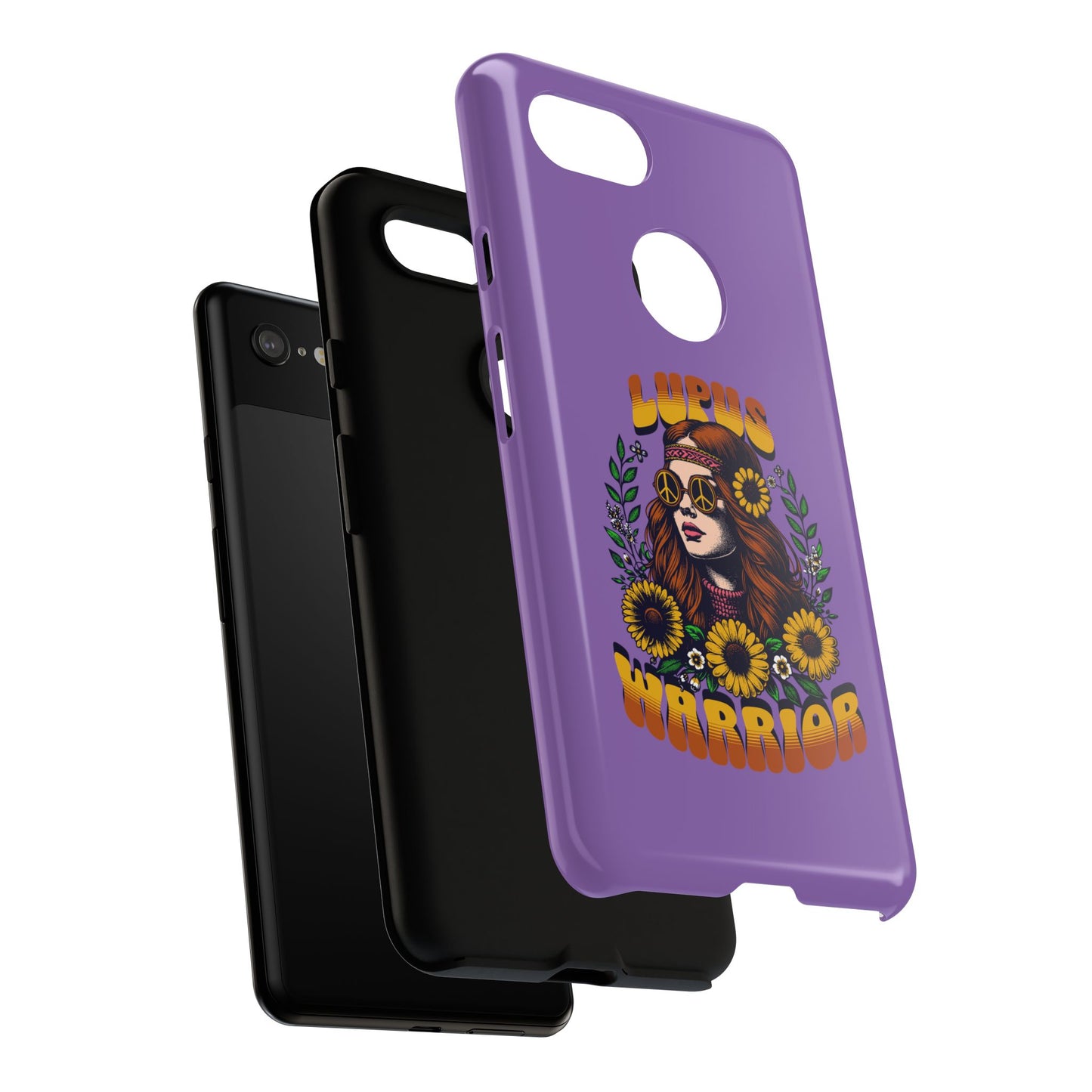 Lupus Warrior Phone Case - Stylish Purple Floral Design for Advocates