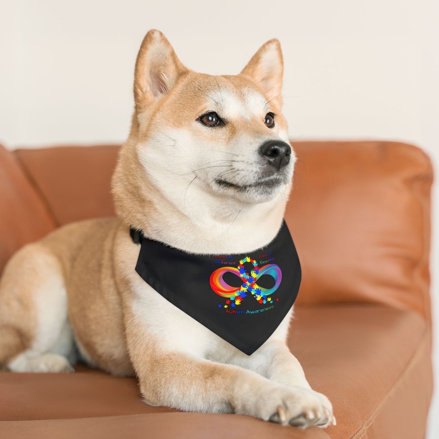 Autism Awareness Pet Bandana Collar