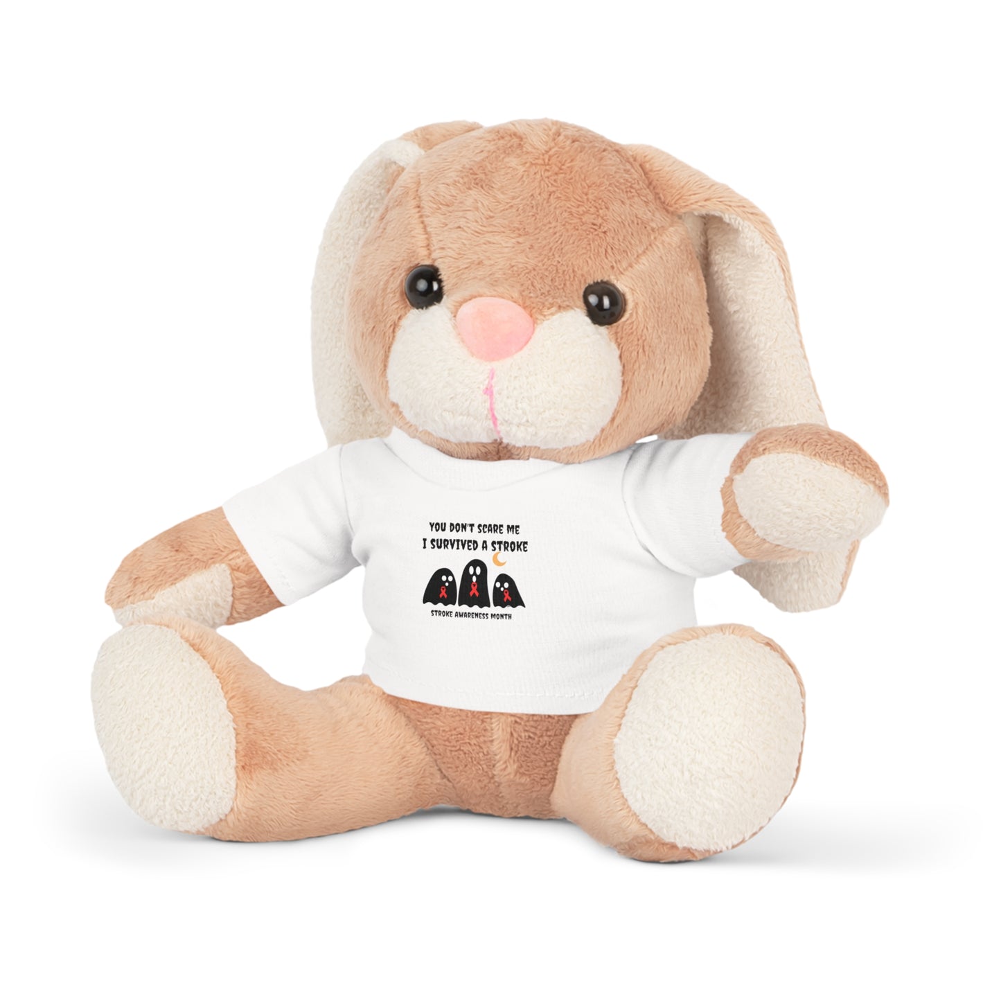Stroke Awareness Halloween Plush Toy with T-Shirt