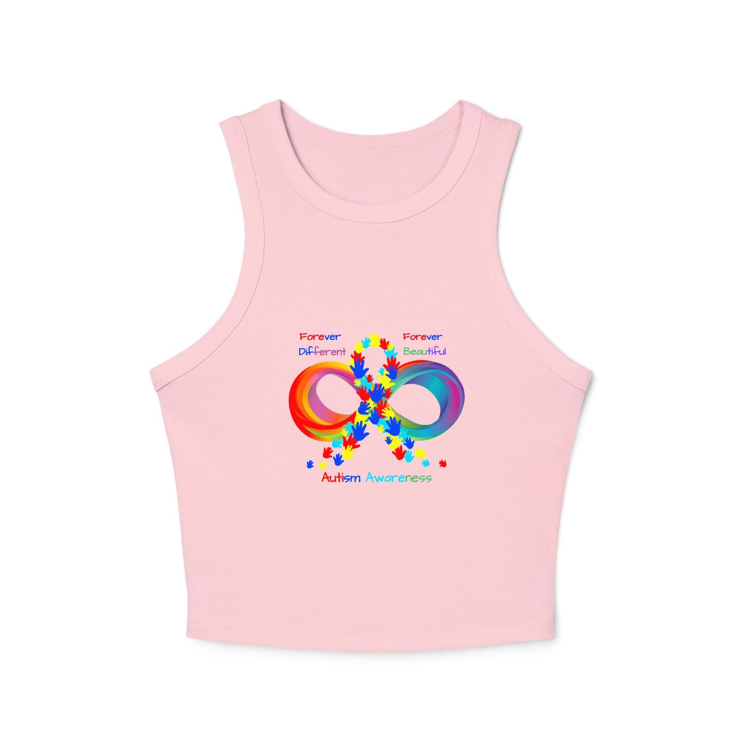 Autism Awareness Women's Micro Rib Racer Tank Top