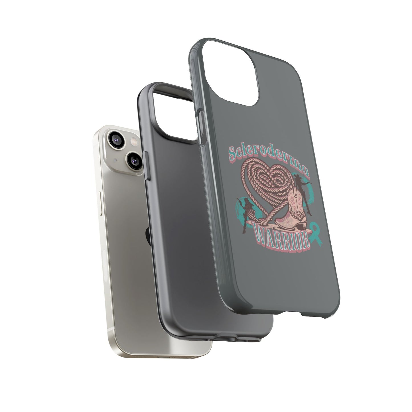 Scleroderma warrior phone case, iPhone case, valentine rodeo themed