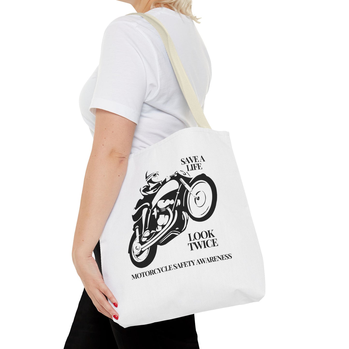 Motorcycle Safety Awareness Tote Travel Bag