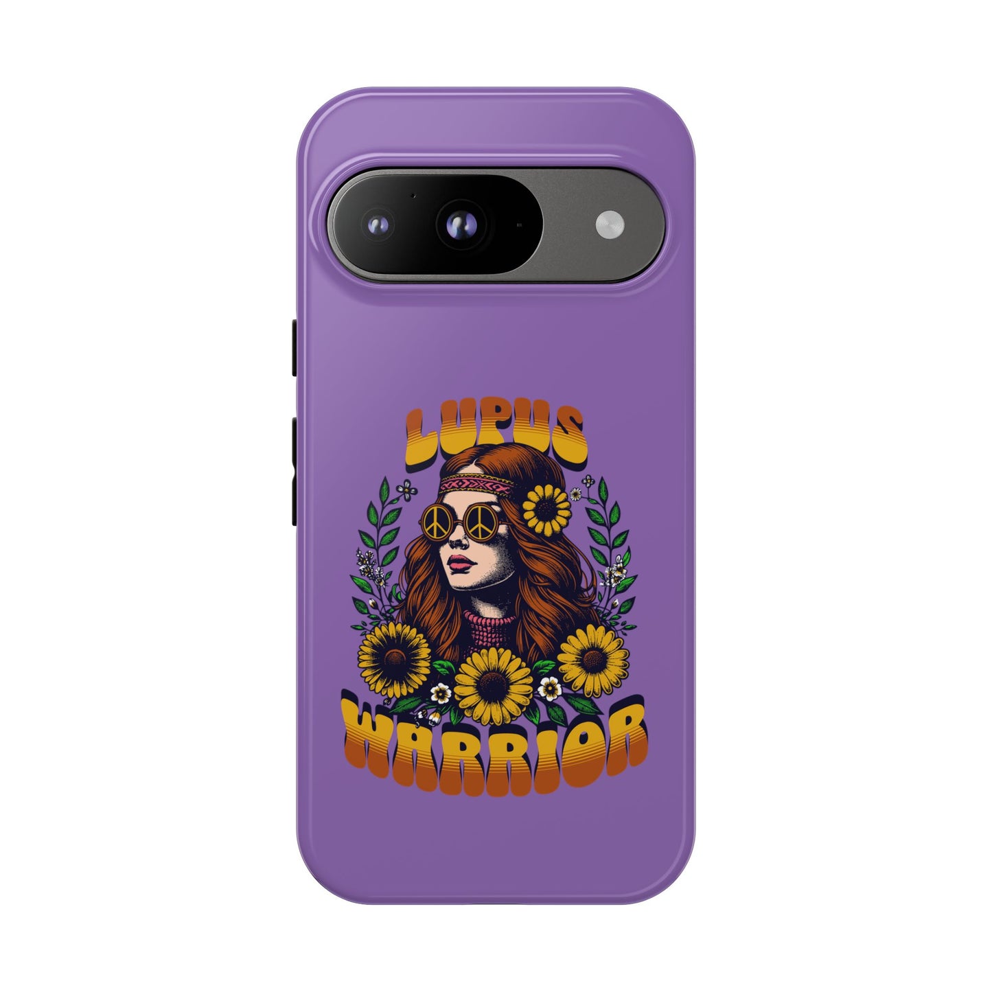 Lupus Warrior Phone Case - Stylish Purple Floral Design for Advocates