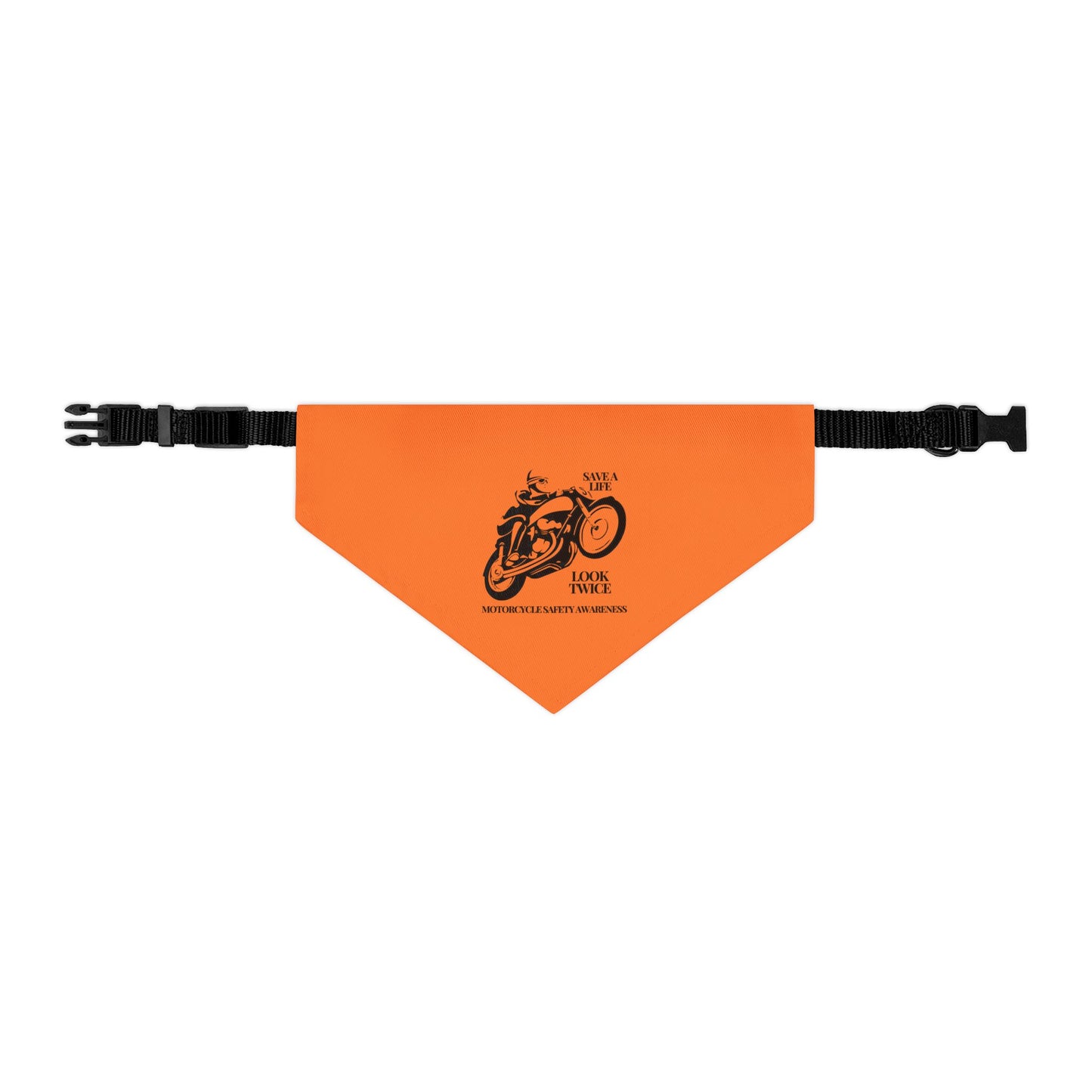 Motorcycle Safety Awareness Pet Bandana Collar
