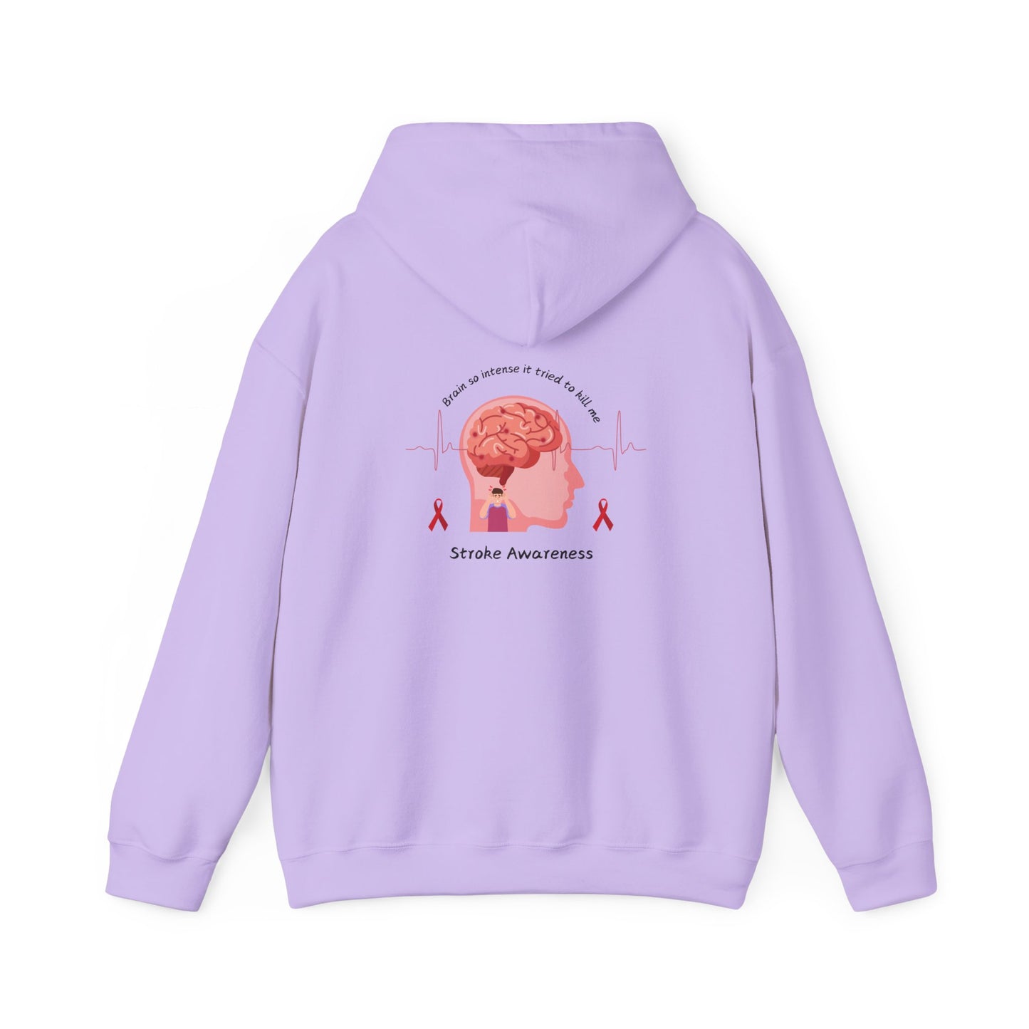 Stroke Awareness Unisex Heavy Hooded Sweatshirt