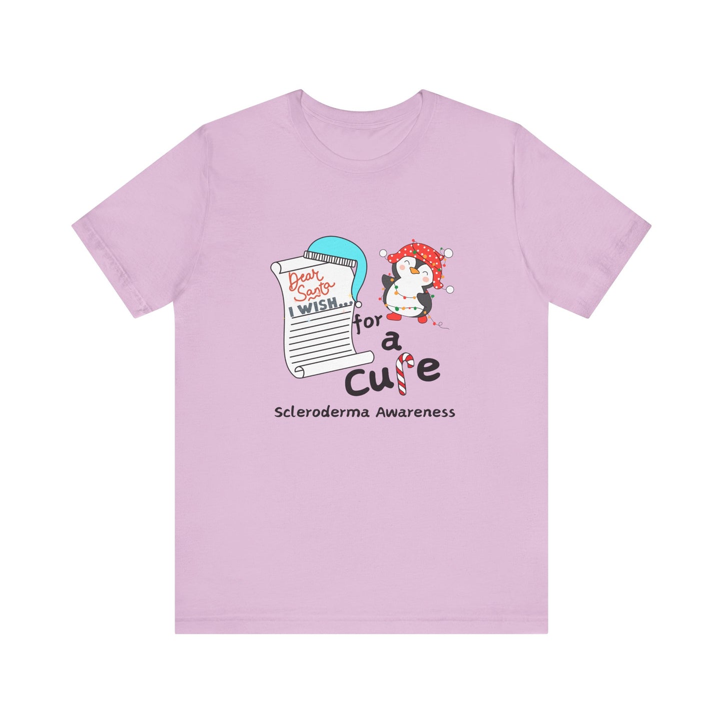 Unisex Jersey Short Sleeve Tee Scleroderma Awareness Holiday Shirt