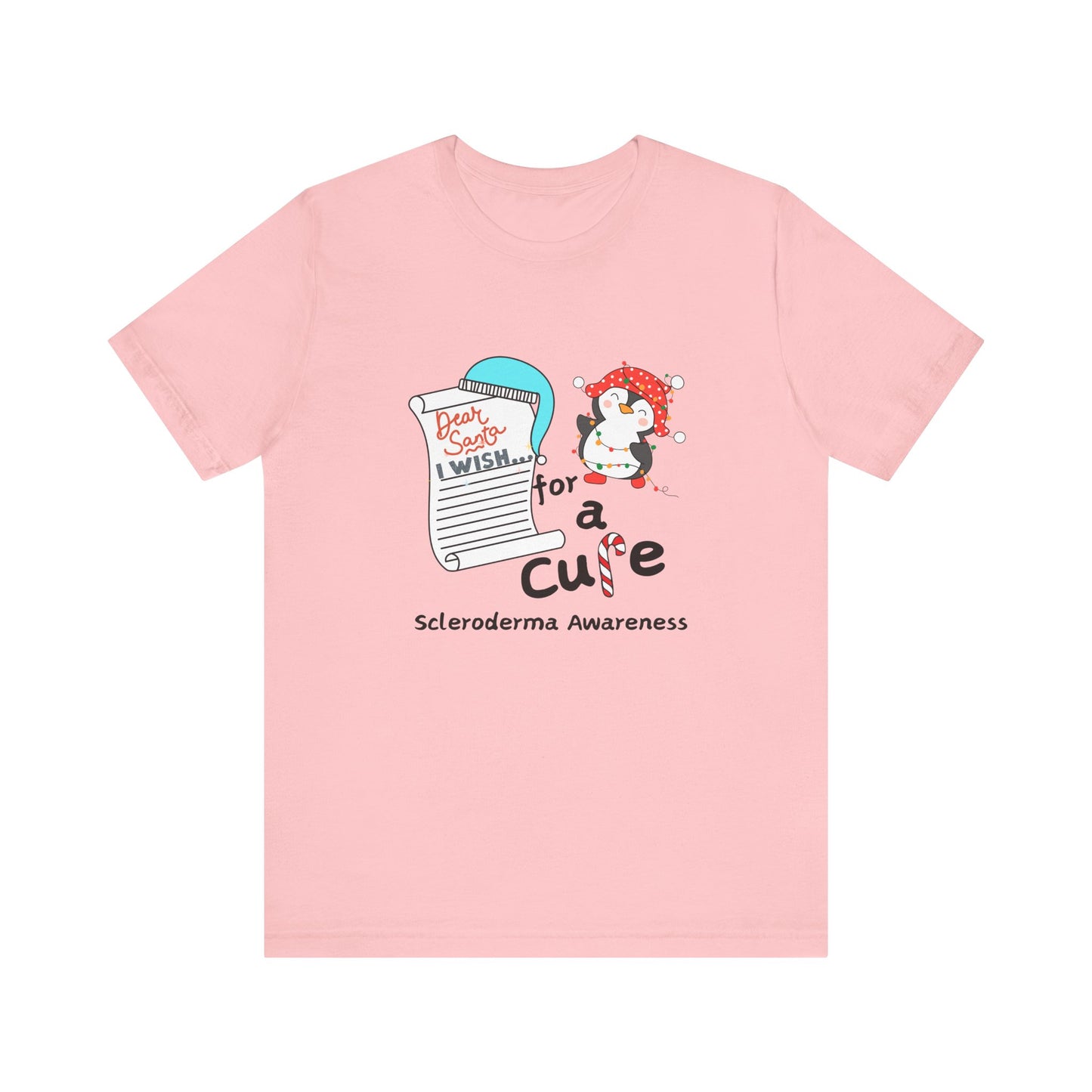 Unisex Jersey Short Sleeve Tee Scleroderma Awareness Holiday Shirt