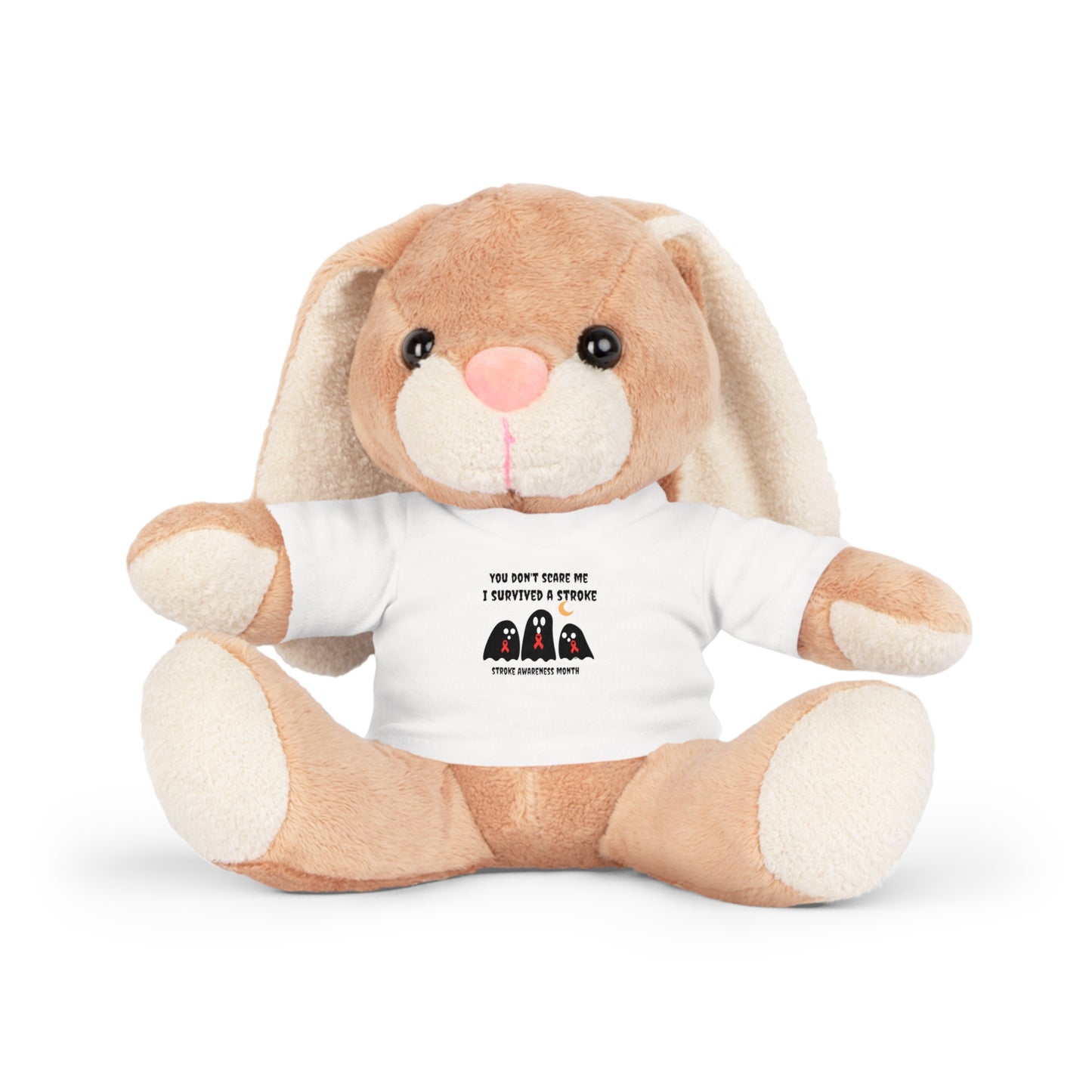 Stroke Awareness Halloween Plush Toy with T-Shirt