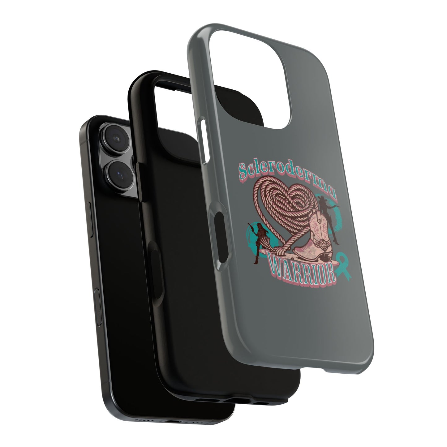 Scleroderma warrior phone case, iPhone case, valentine rodeo themed