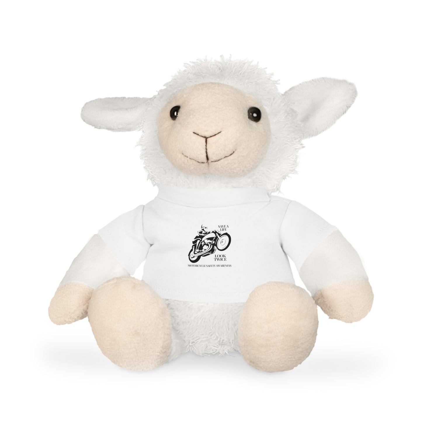 Motorcycle Safety Awareness Plush Toy with T-Shirt