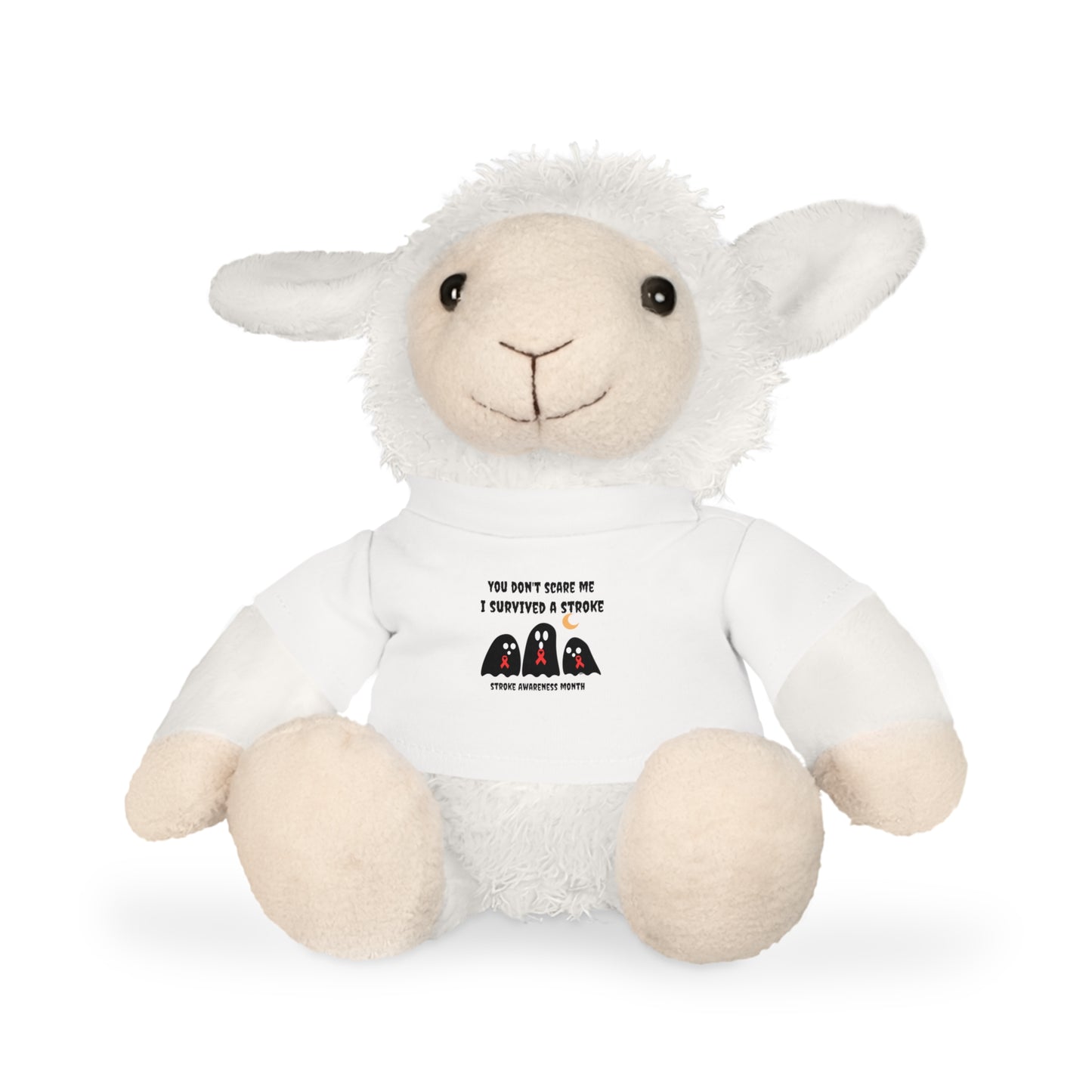 Stroke Awareness Halloween Plush Toy with T-Shirt