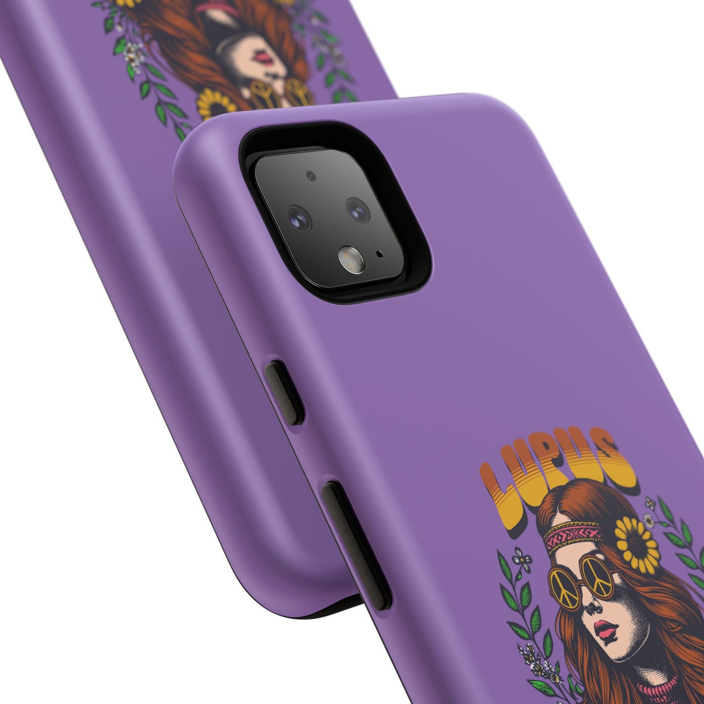 Lupus Warrior Phone Case - Stylish Purple Floral Design for Advocates