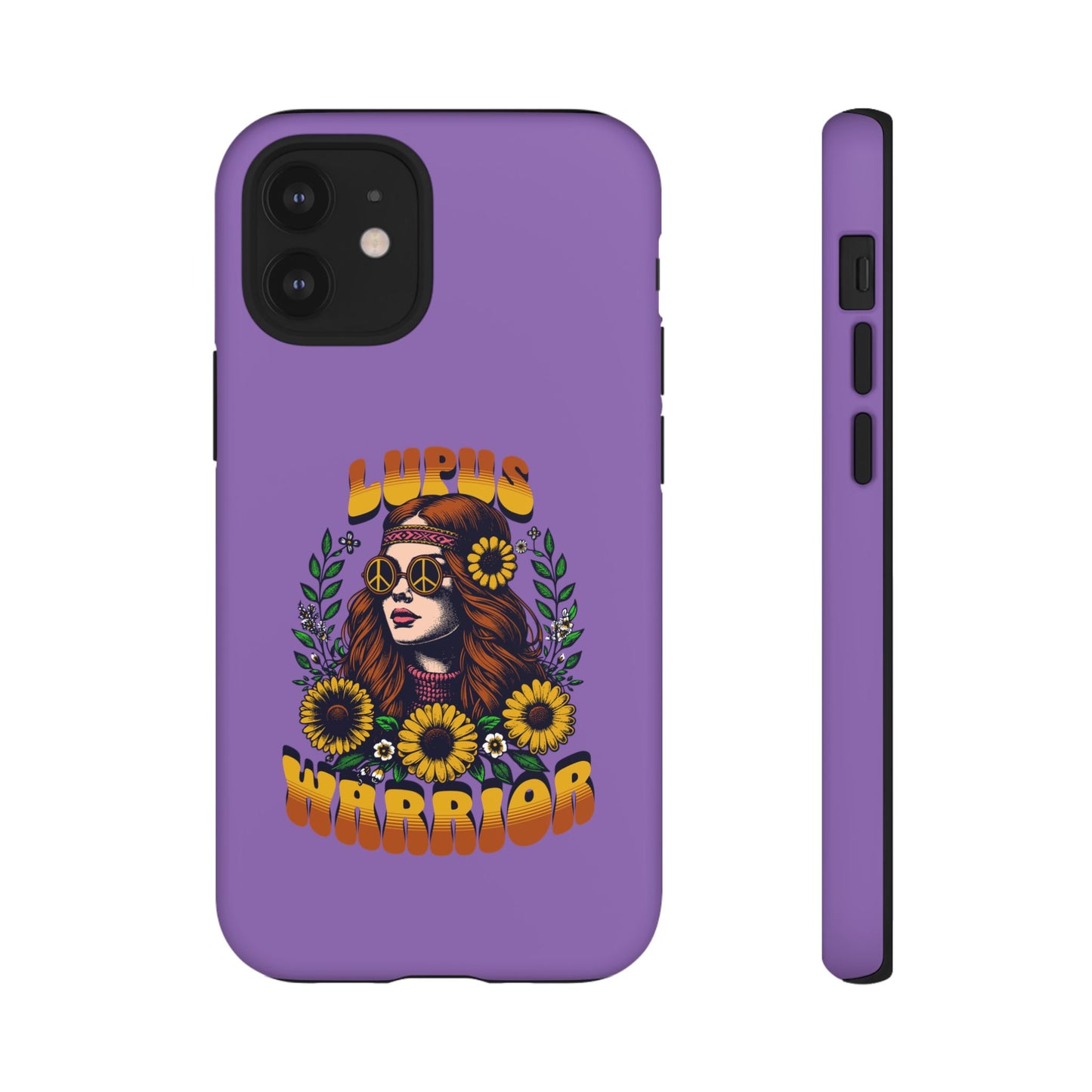Lupus Warrior Phone Case - Stylish Purple Floral Design for Advocates