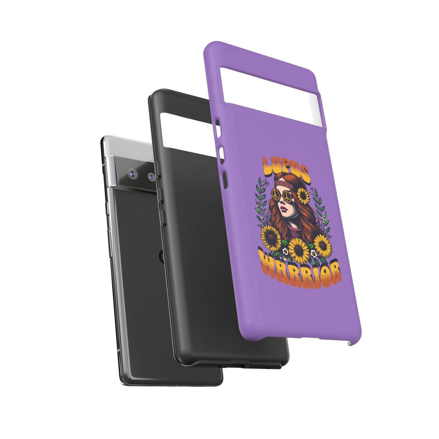Lupus Warrior Phone Case - Stylish Purple Floral Design for Advocates