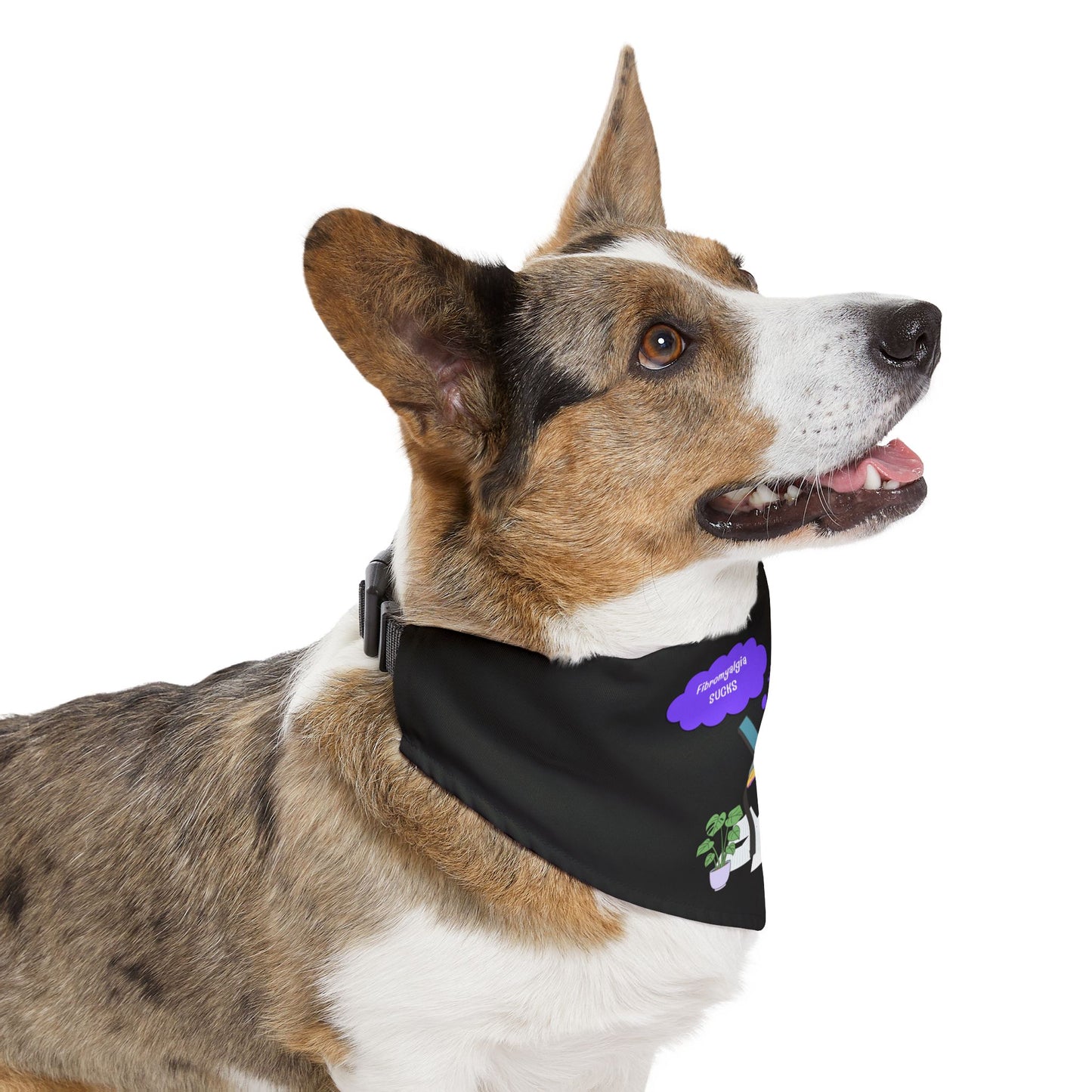 Fibromyalgia Sucks Pet Bandana Collar