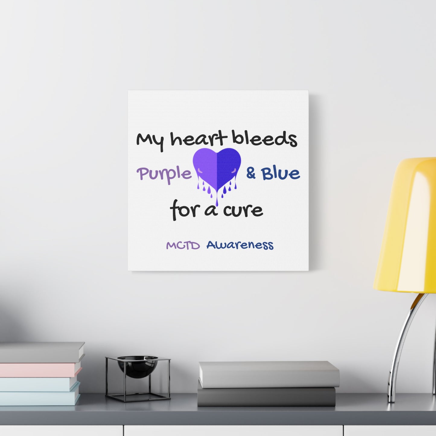 MCTD Awareness Home Decor Matte Canvas, Stretched, 1.25"