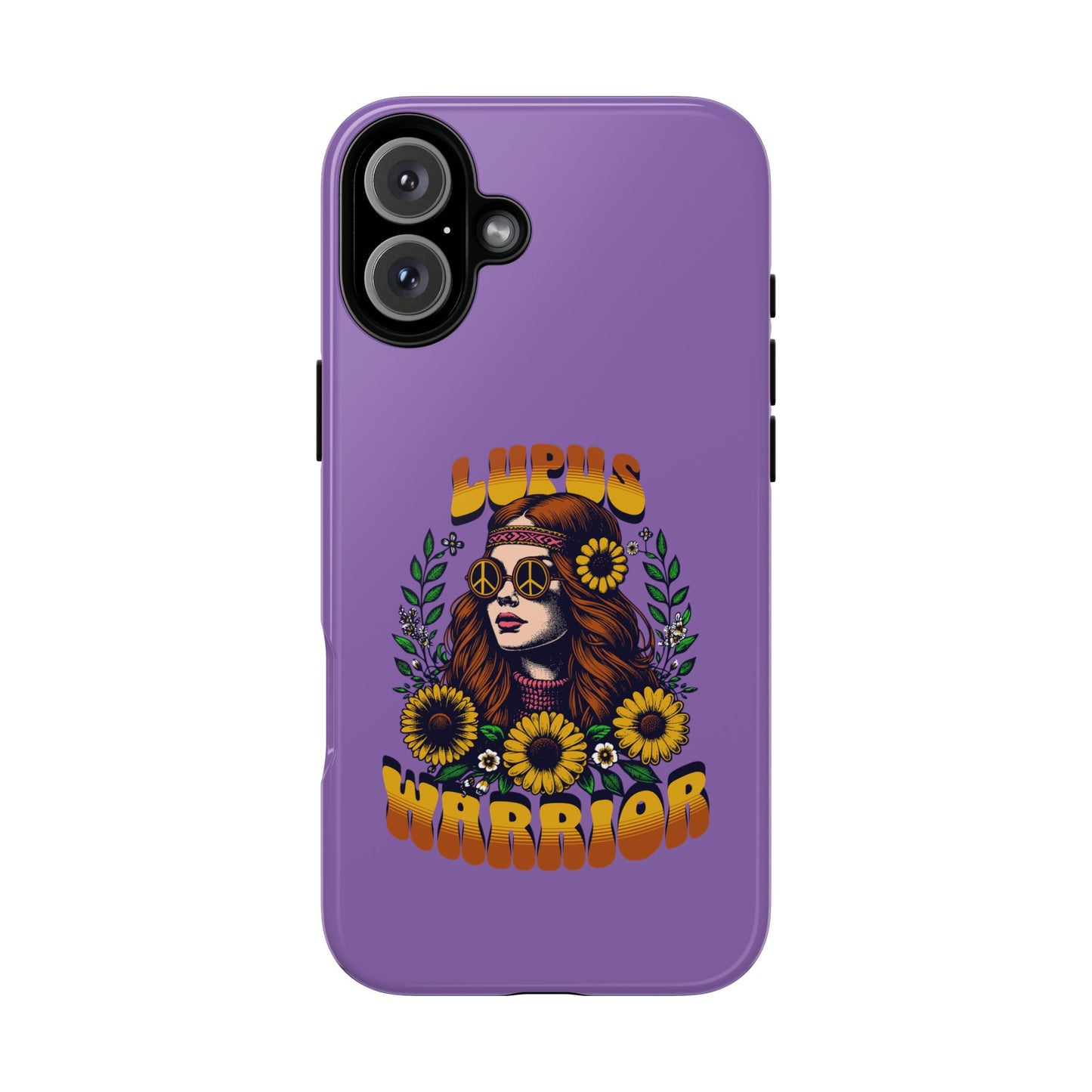 Lupus Warrior Phone Case - Stylish Purple Floral Design for Advocates