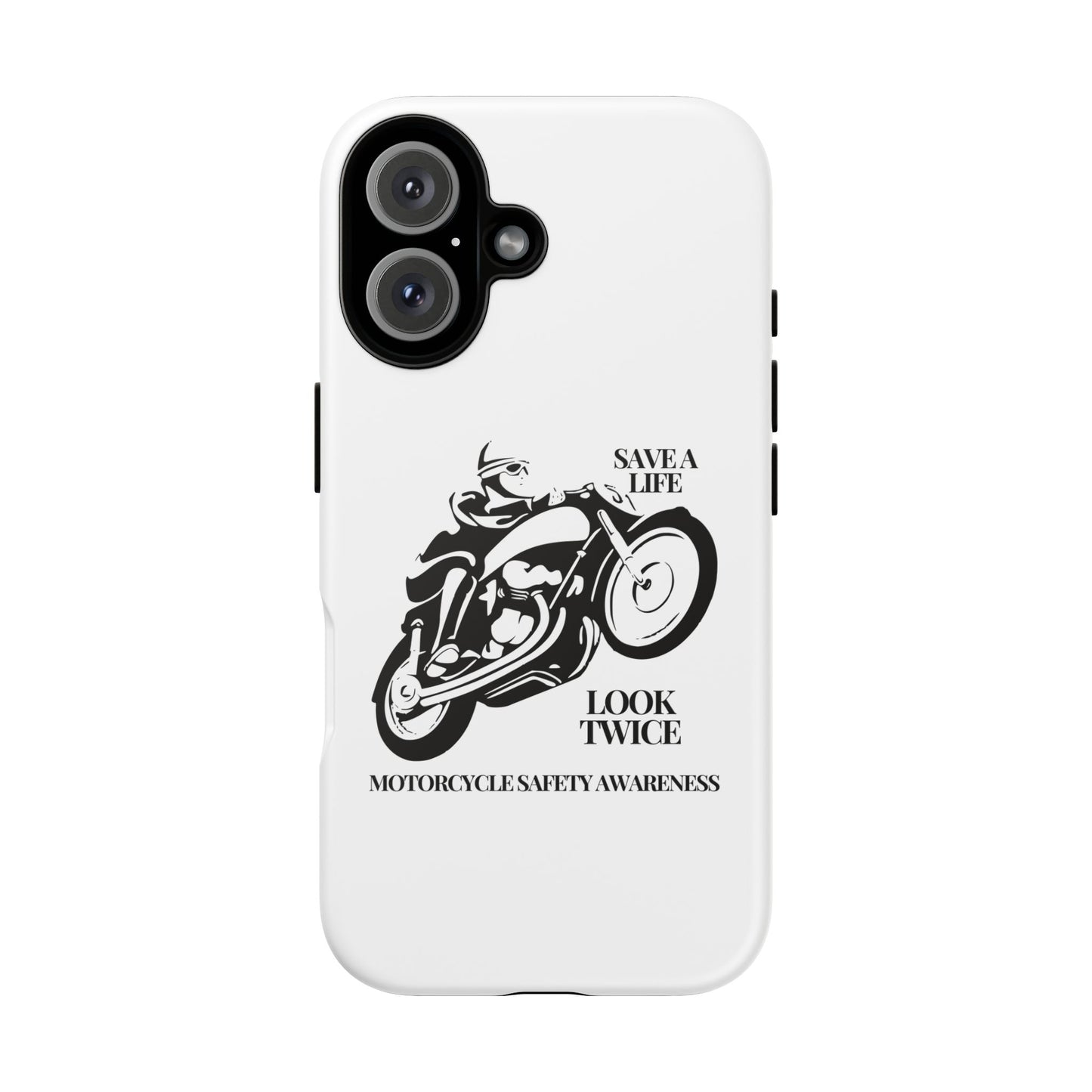 Motorcycle Safety Awareness iPhone Case Tough Cases