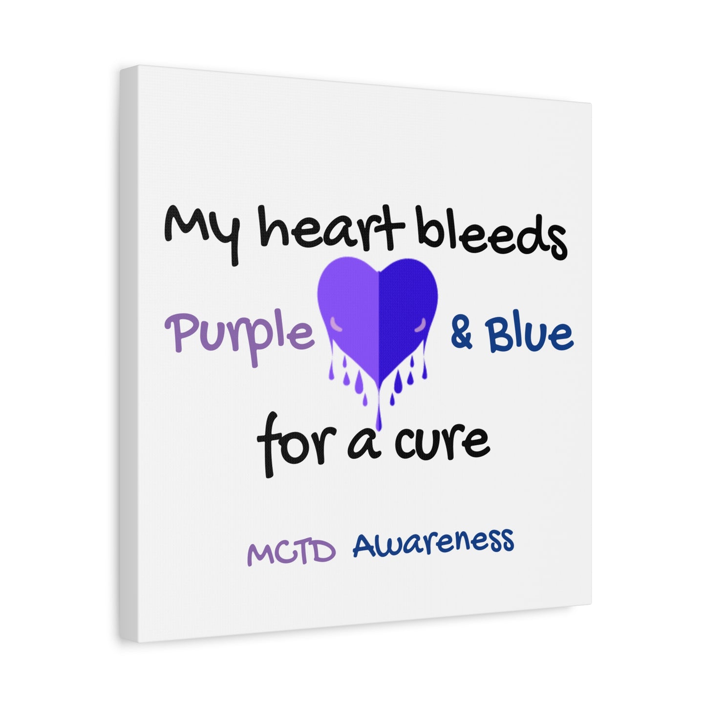 MCTD Awareness Home Decor Matte Canvas, Stretched, 1.25"