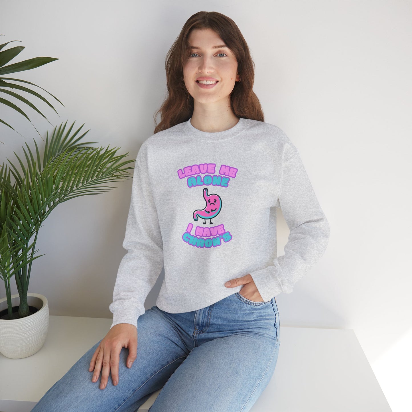Unisex Chron's Disease Awareness Crewneck Sweatshirt