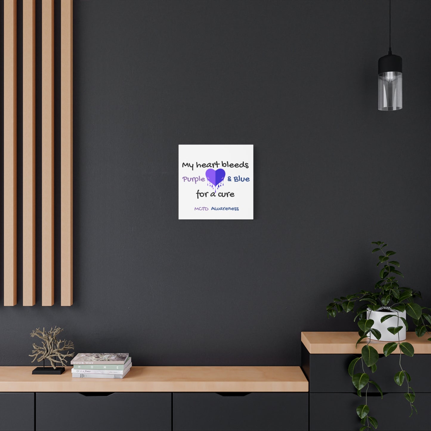 MCTD Awareness Home Decor Matte Canvas, Stretched, 1.25"