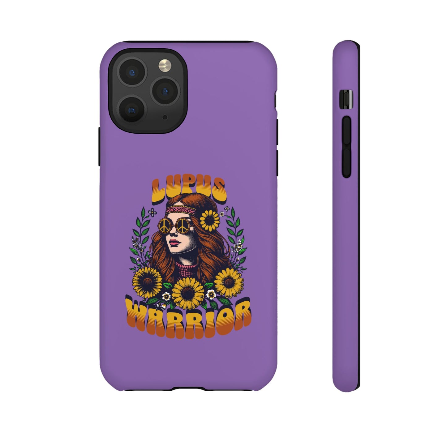 Lupus Warrior Phone Case - Stylish Purple Floral Design for Advocates