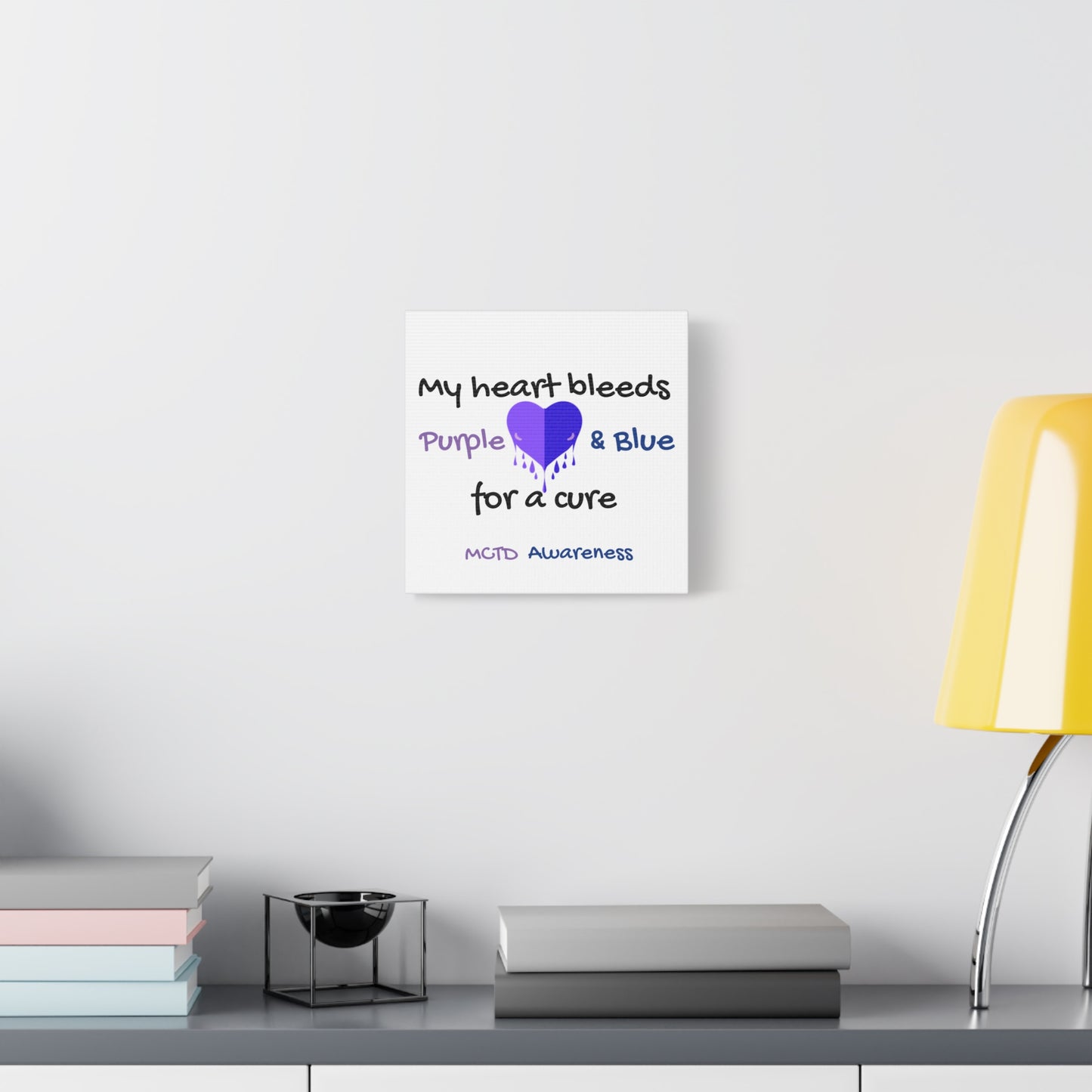 MCTD Awareness Home Decor Matte Canvas, Stretched, 1.25"