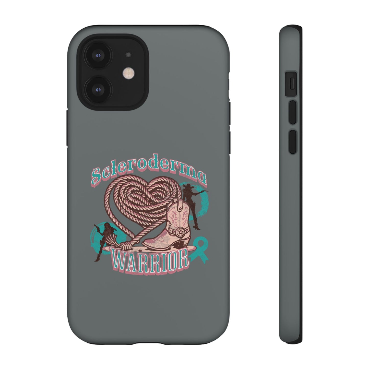 Scleroderma warrior phone case, iPhone case, valentine rodeo themed