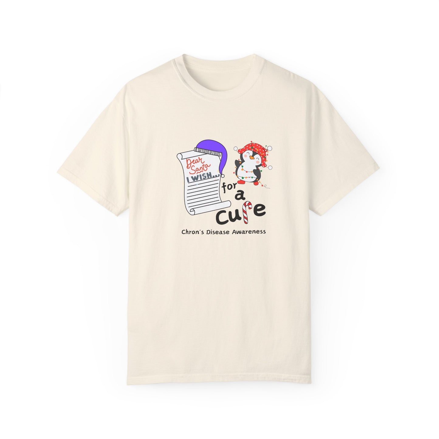 Unisex Cotton T-shirt, Chron's Disease Awareness, Holiday Gift Ideas