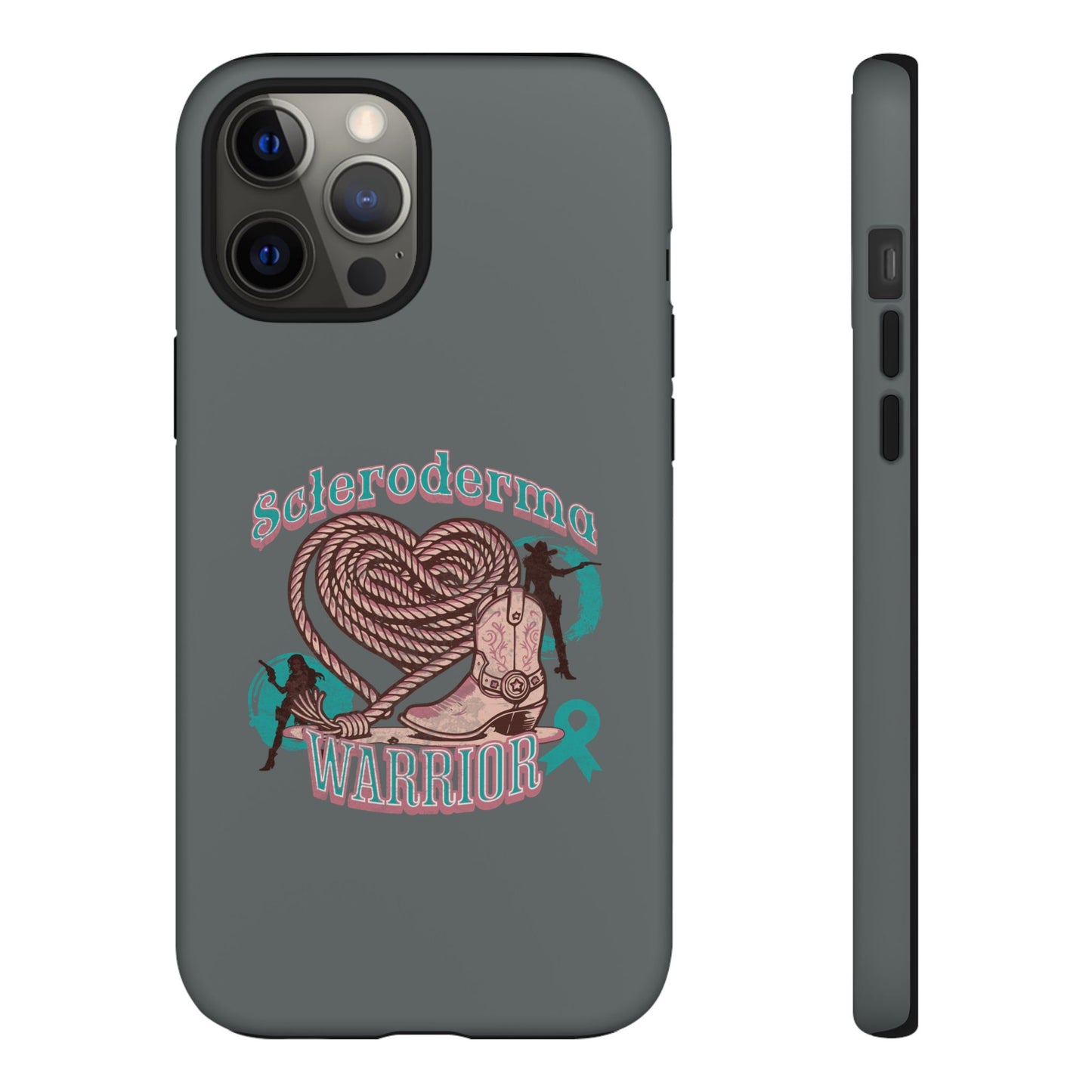 Scleroderma warrior phone case, iPhone case, valentine rodeo themed