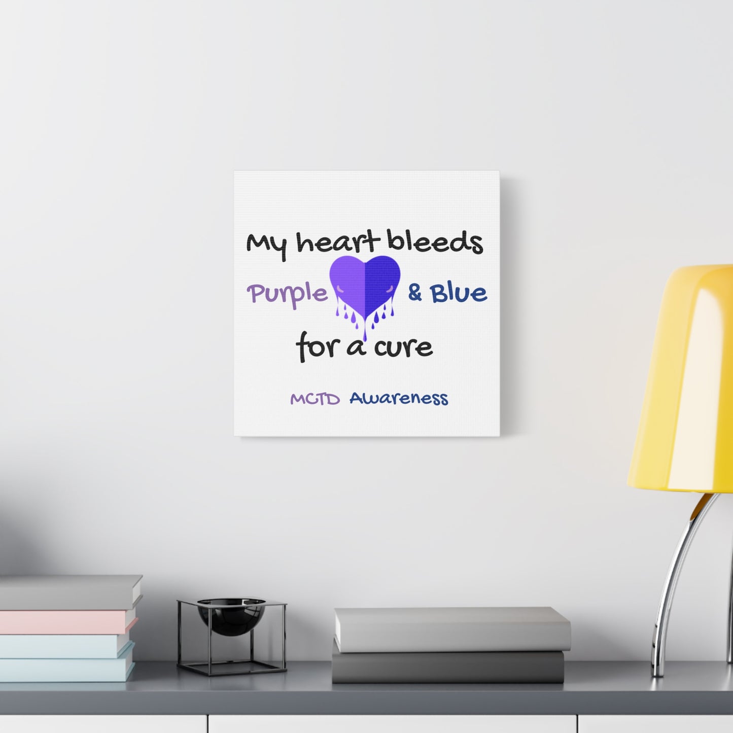 MCTD Awareness Home Decor Matte Canvas, Stretched, 1.25"