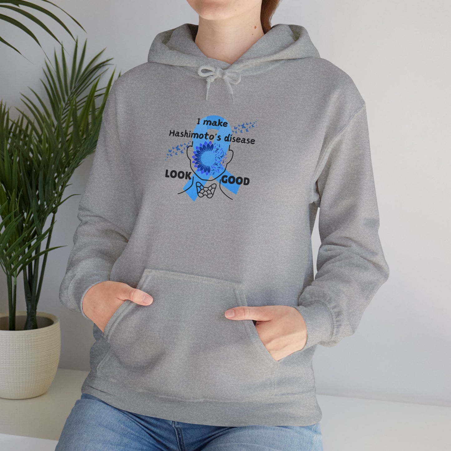 Unisex Hashimoto's Disease Awareness Hoodie Sweatshirt