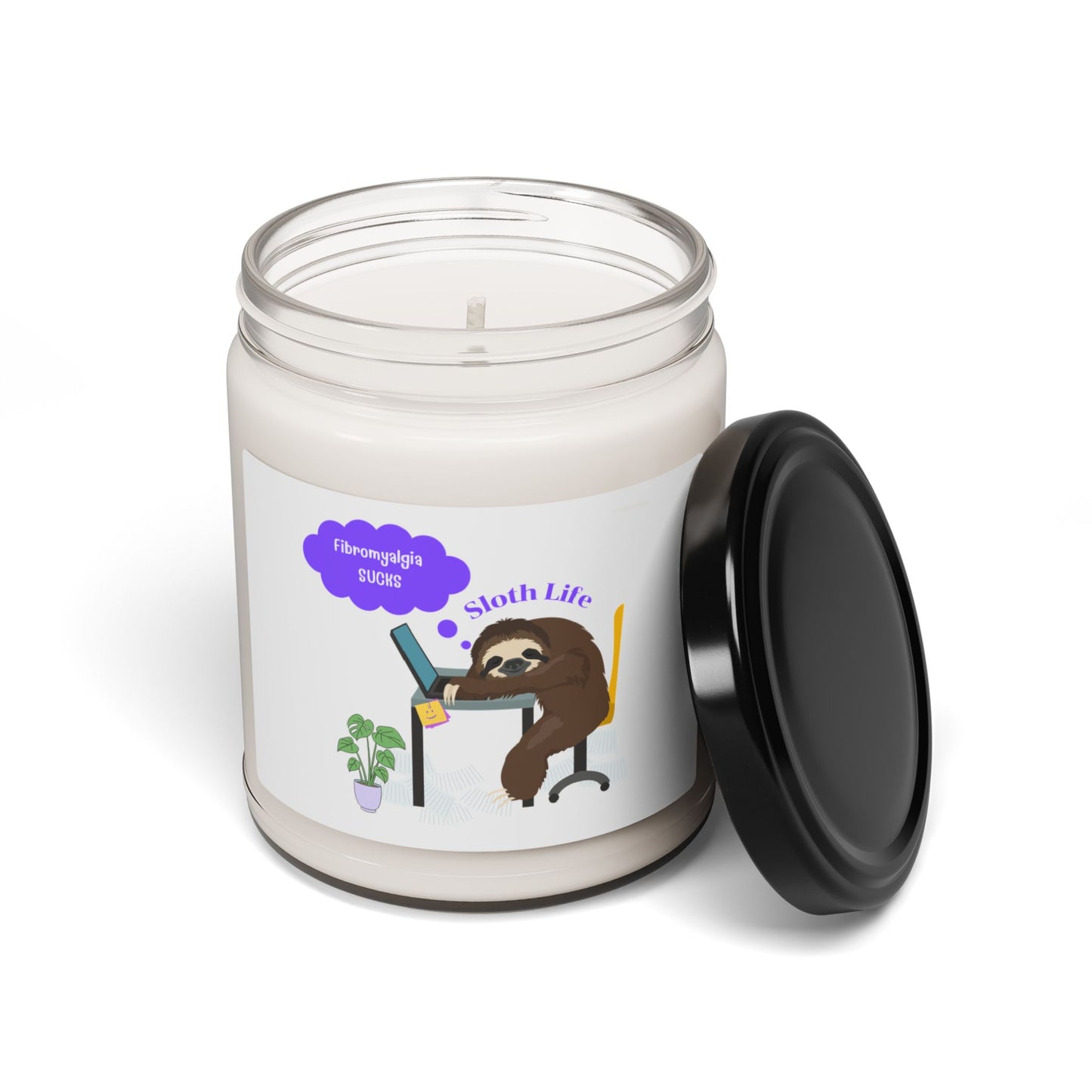 Fibromyalgia Sucks Scented Soy Candle, 9oz