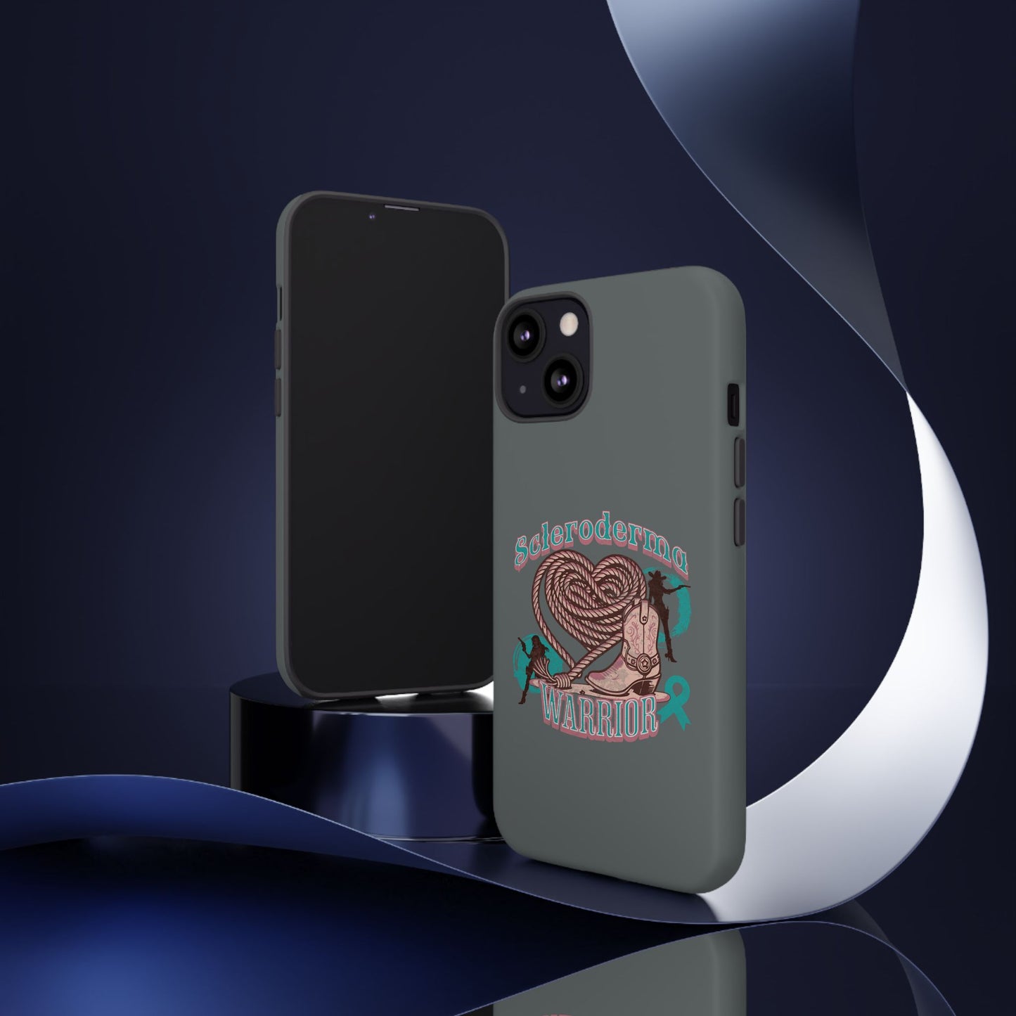 Scleroderma warrior phone case, iPhone case, valentine rodeo themed